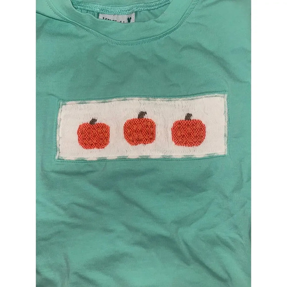 MK Clothing Pumpkin Smocked Shirt - Picture 2 of 3